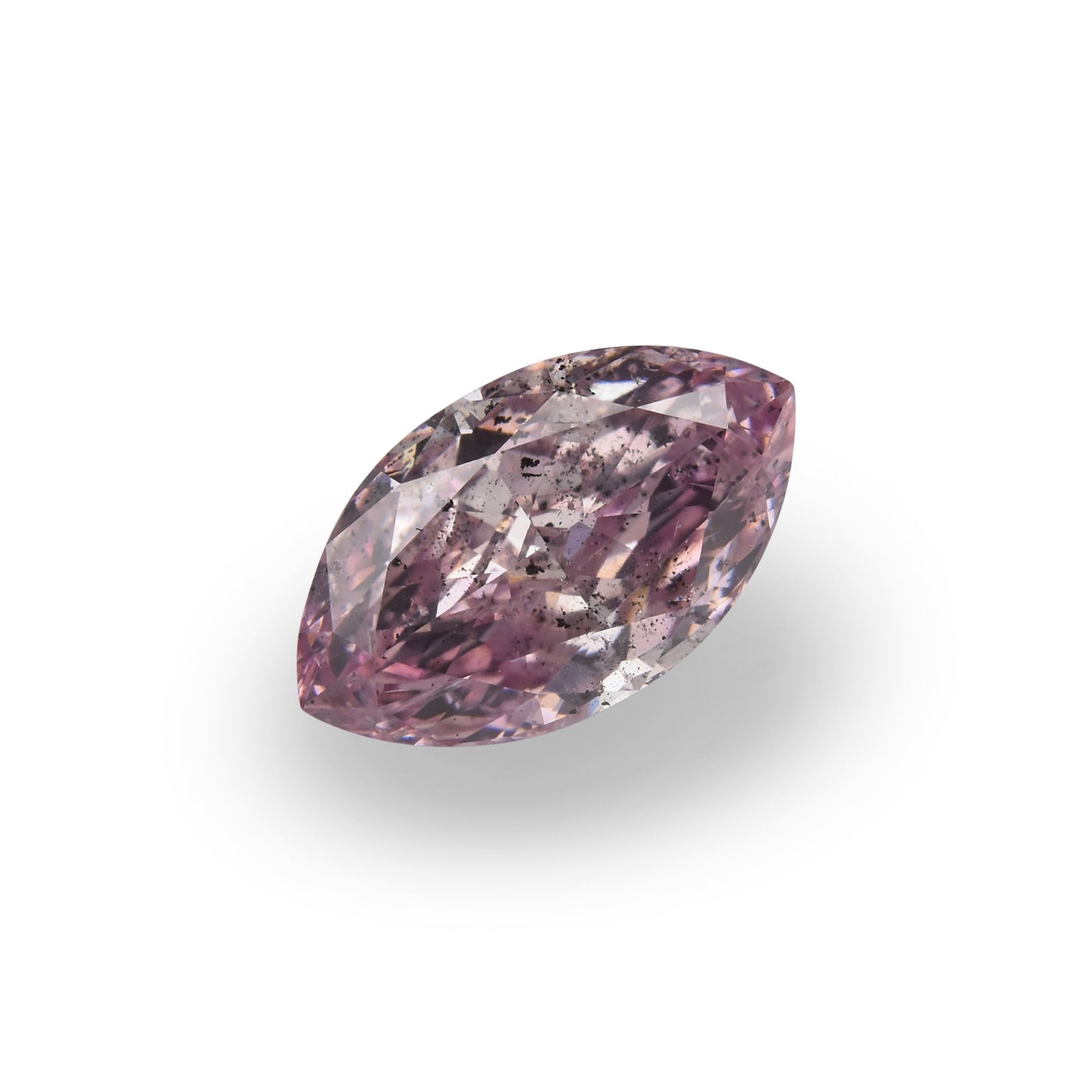 1,05 Karat Fancy Intense Purplish Pink Marquise-Diamant I1 GIA