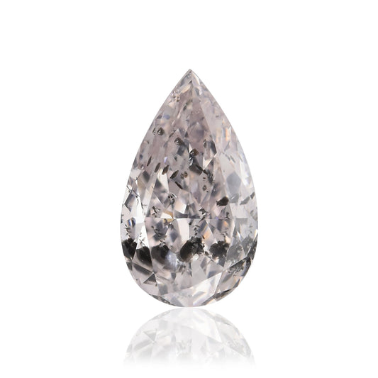 0,50 Karat sehr hellrosa birnenförmiger Diamant (I2) GIA