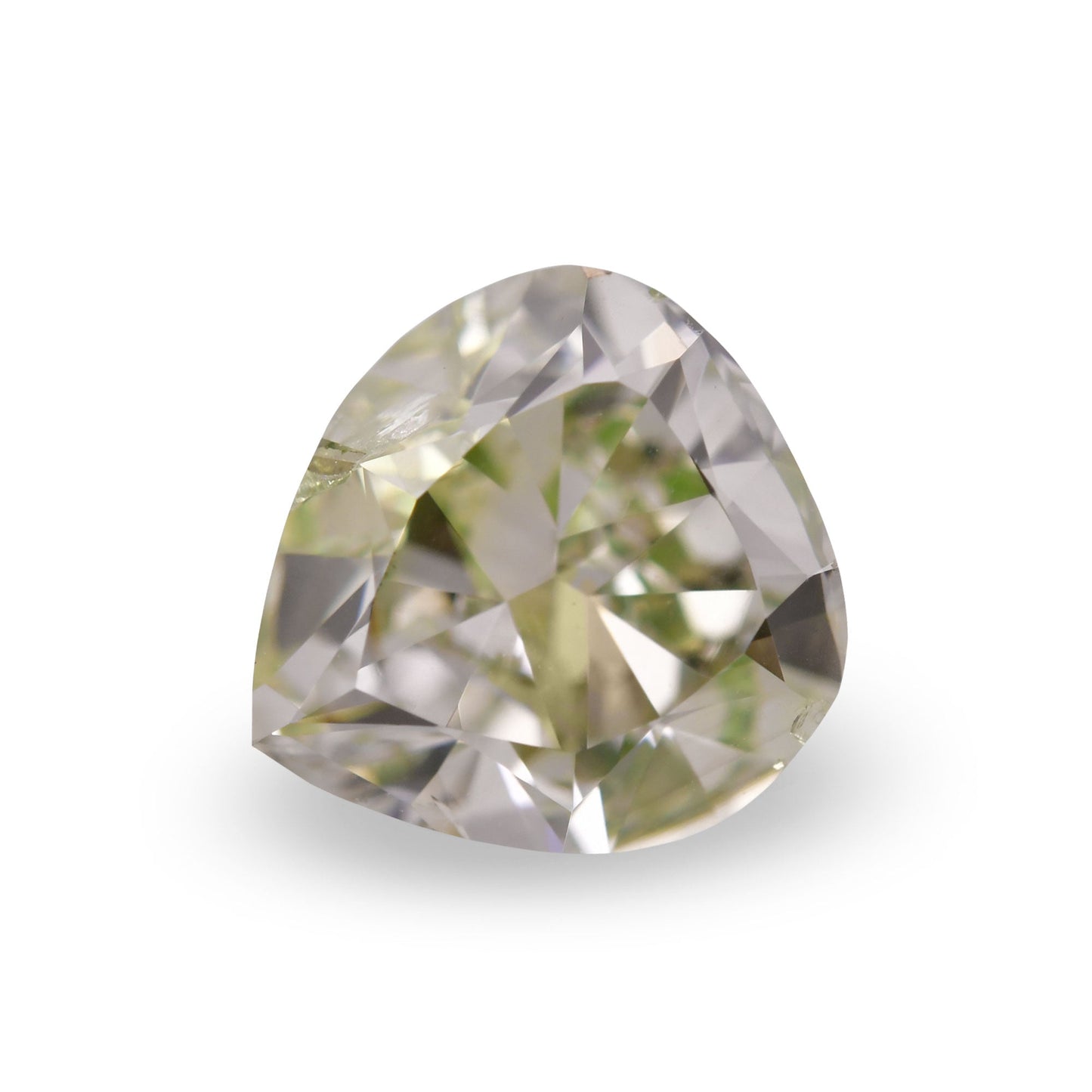 1,36 Karat Fancy Gray Yellowish Green Heart Diamant (VS2) GIA
