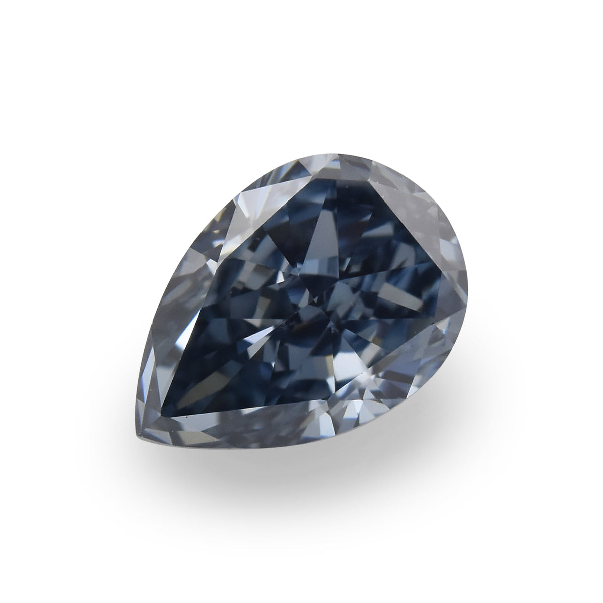 Pear Diamond | 0.47 ct | Fancy Deep Blue | VS2 | GIA | Ref 417852