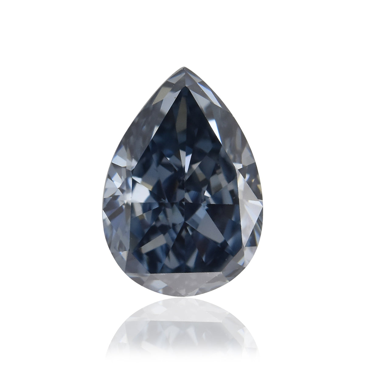 Pear Diamond | 0.47 ct | Fancy Deep Blue | VS2 | GIA | Ref 417852