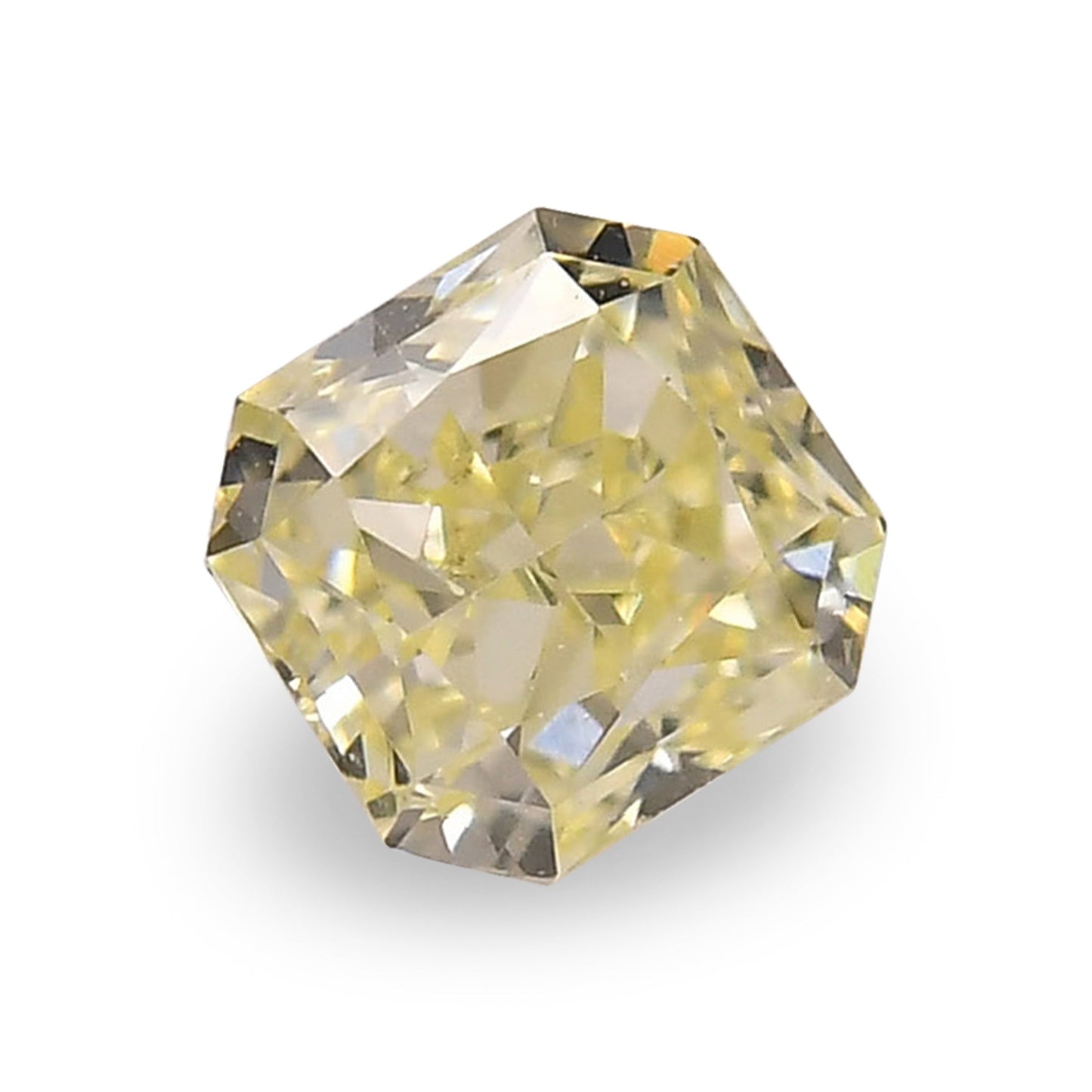 0.30 Carat Fancy Light Yellow Radiant Diamond (SI1)