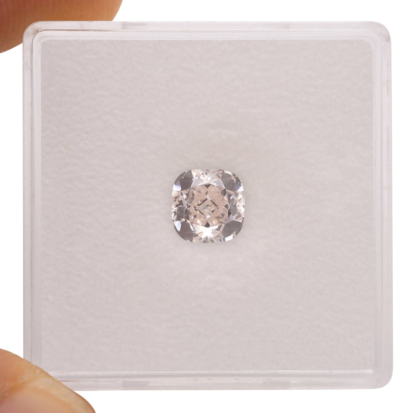 1.01 Carat Fancy Light Pink Cushion Diamond SI1 GIA