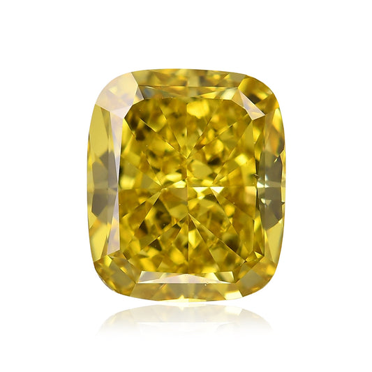 1,70 Karat Fancy Deep Yellow Cushion Diamond VS2 GIA