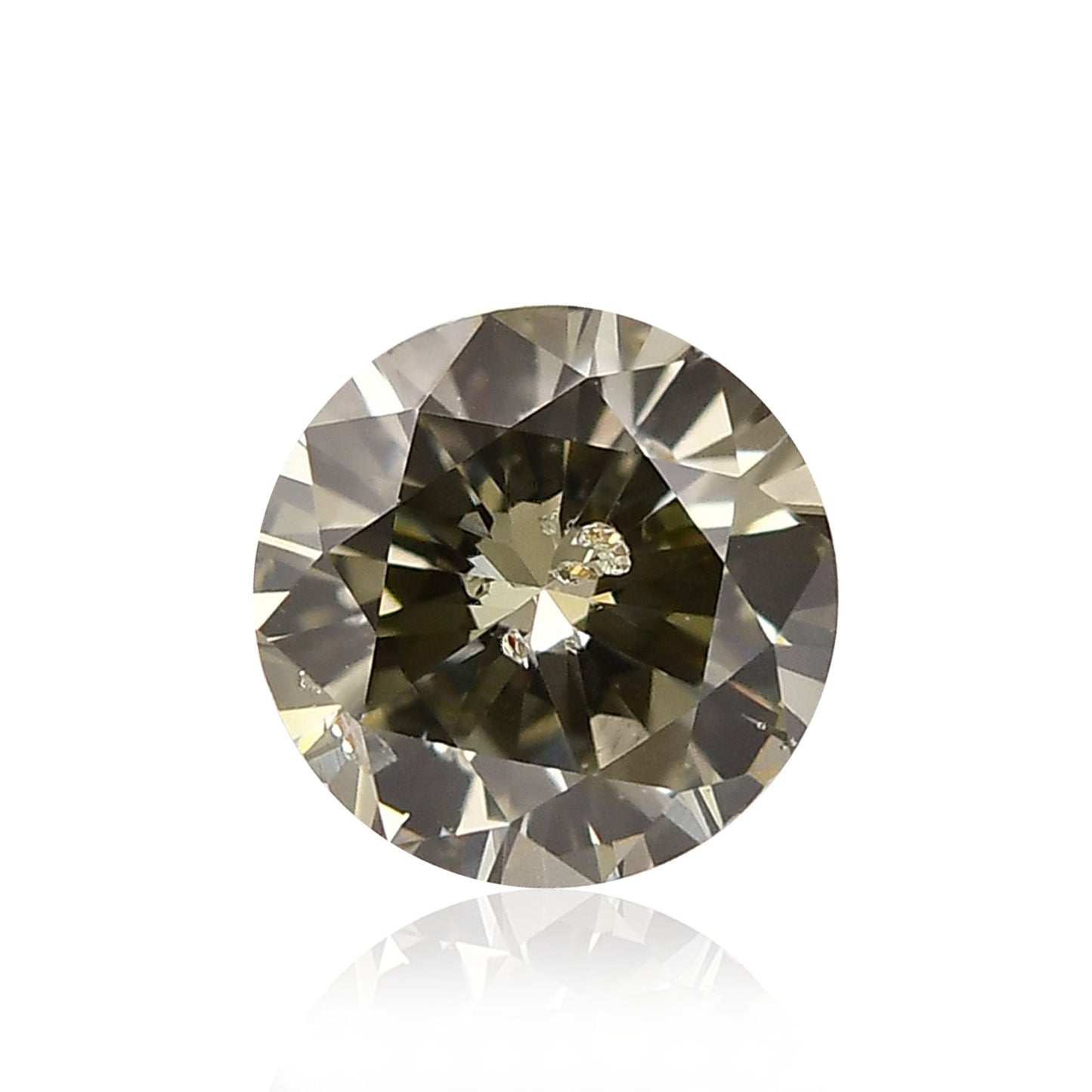 0.53 Carat Chameleon Round Brilliant Diamond I1 GIA