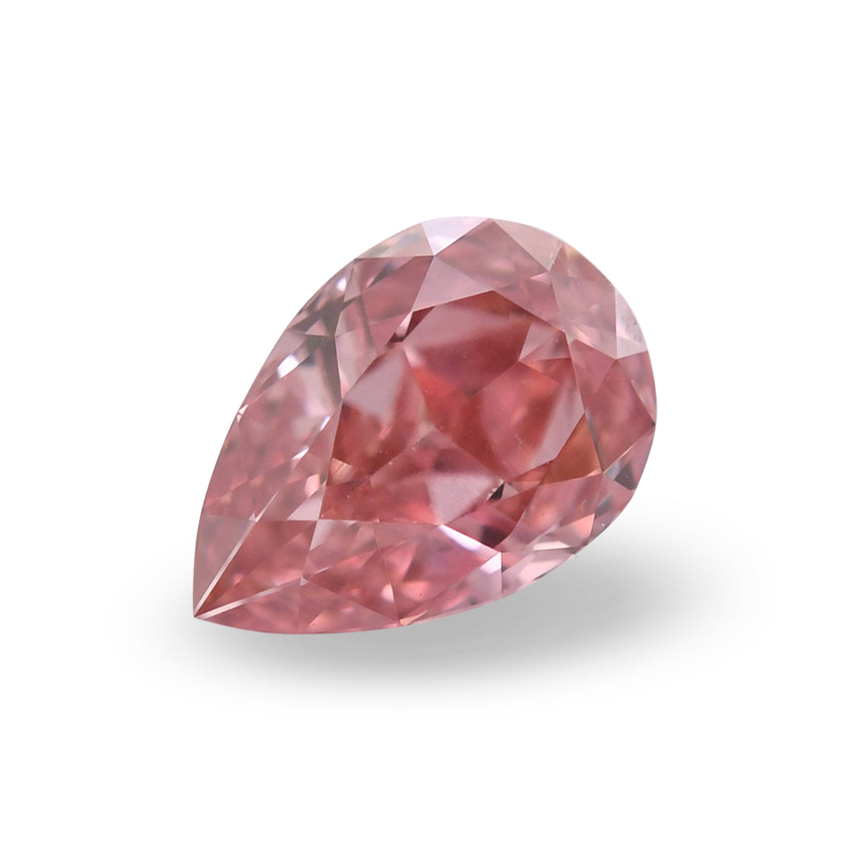 0,31 Karat Fancy Intense Orange Pink Birnenförmiger Diamant VVS2 ARGYLE