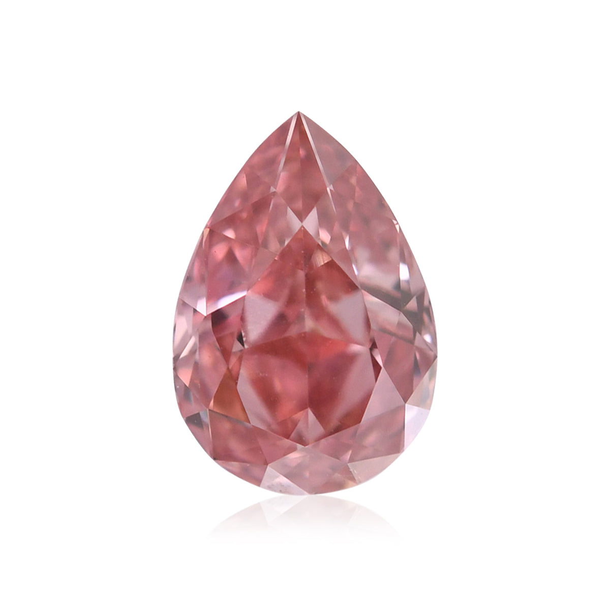 0,31 Karat Fancy Intense Orange Pink Birnenförmiger Diamant VVS2 ARGYLE