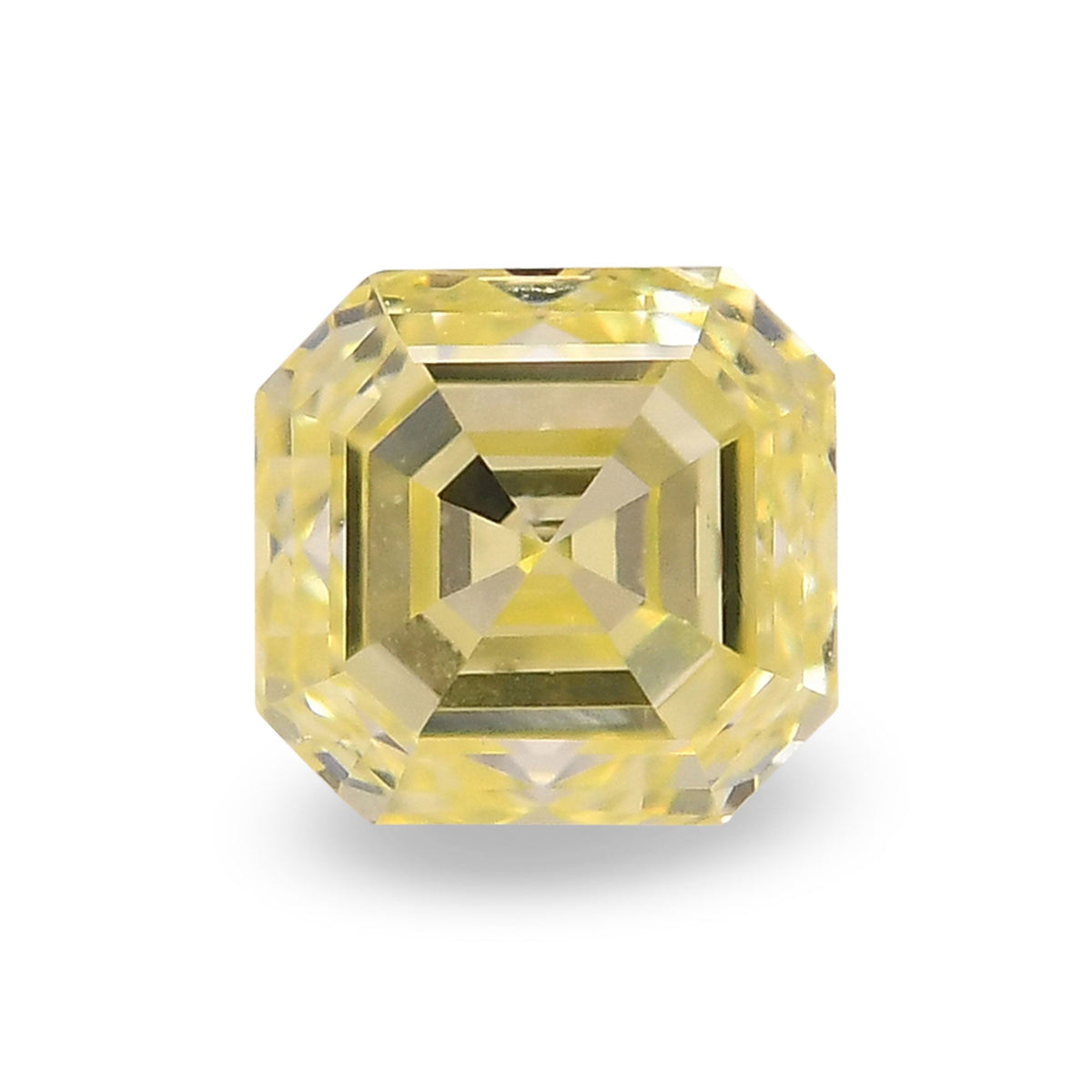 0,46 Karat Fancy Yellow Asscher Diamant (SI1)