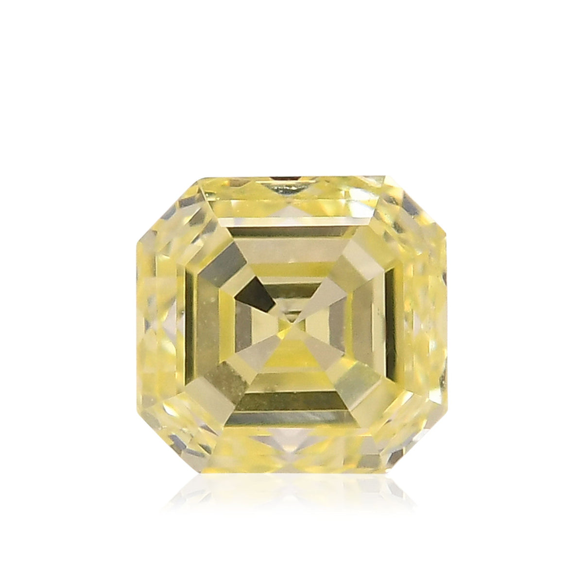 0,46 Karat Fancy Yellow Asscher Diamant (SI1)