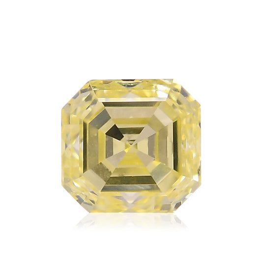 0,46 Karat Fancy Yellow Asscher Diamant (SI1)