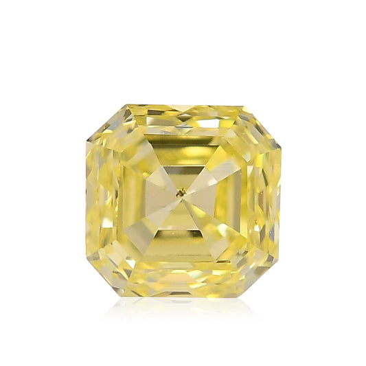 0,38 Karat Fancy Yellow Asscher Diamant (SI1)