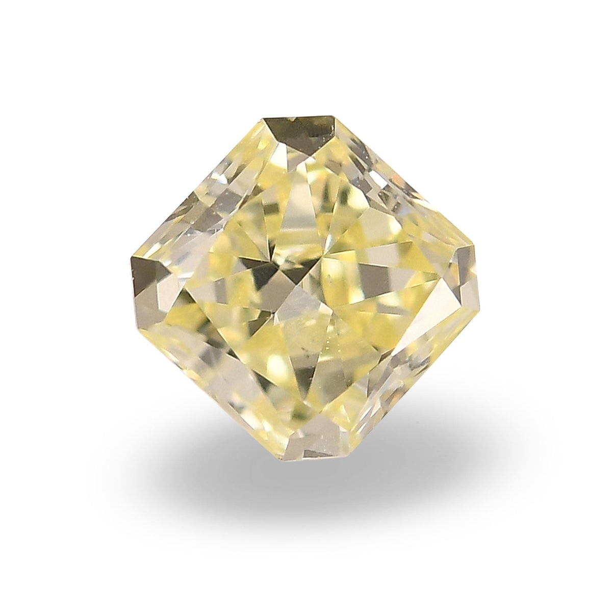 0.43 Carat Fancy Light Yellow Radiant Diamond (VS2)