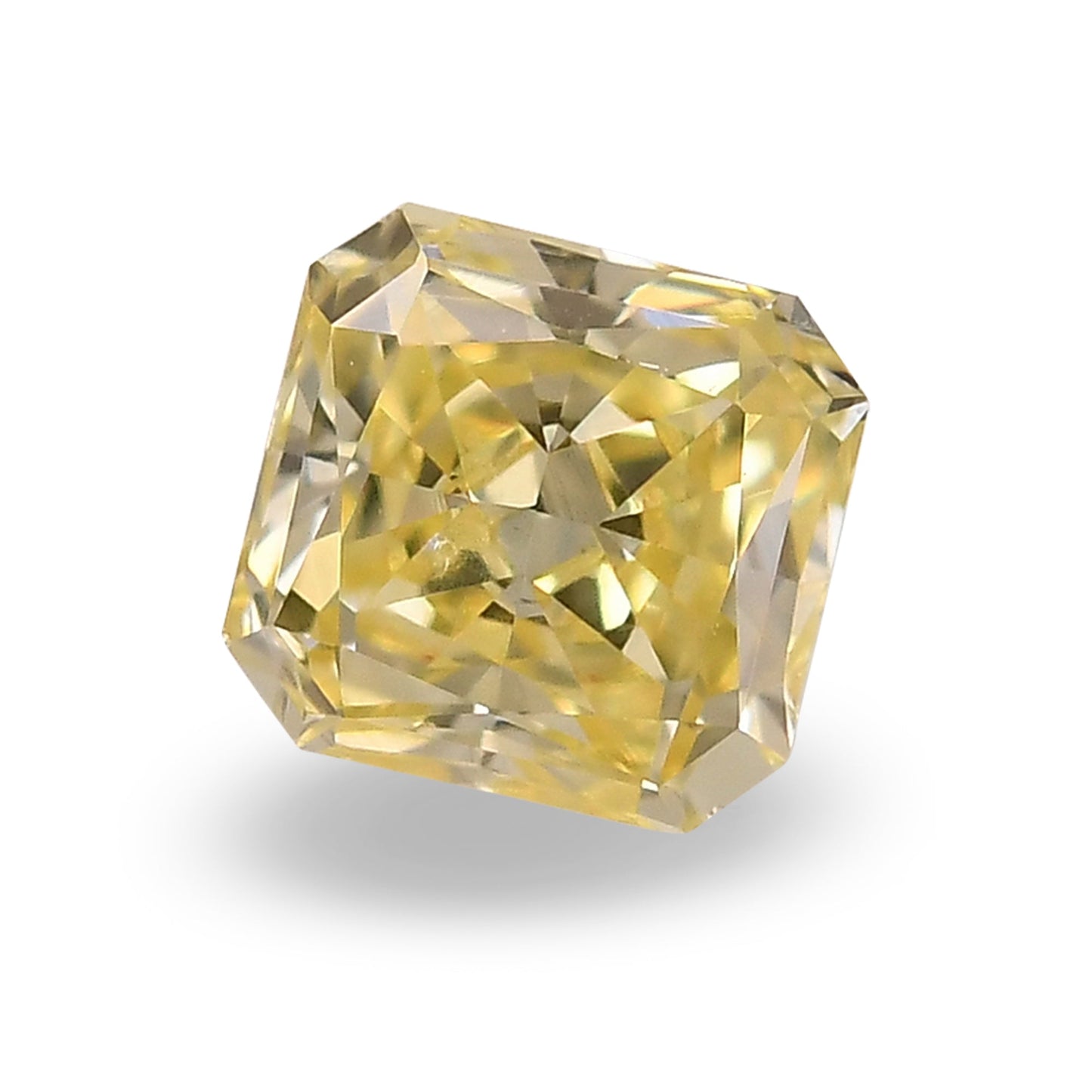 0.28 Carat Fancy Yellow Radiant Diamond (VS)