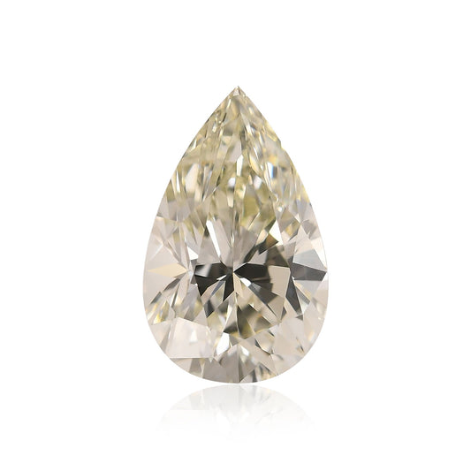 2,21 Karat hellgrün-gelber Birnen-Diamant VS1 GIA