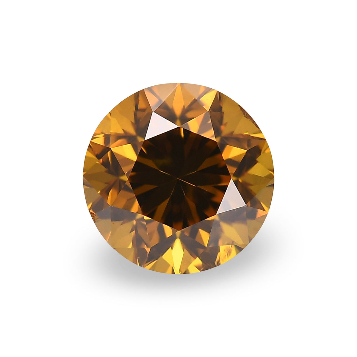 Runder Diamant | 0,74 ct | Fancy Deep Brownish Yellowish Orange | SI2 | GIA | Ref 428585