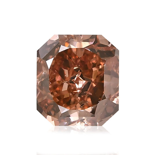 0,51 Karat Fancy Deep Pink Brown Radiant Diamant SI2 GIA