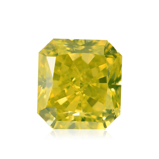 2,01 Karat Fancy Vivid Greenish Yellow Radiant Diamant SI2 GIA