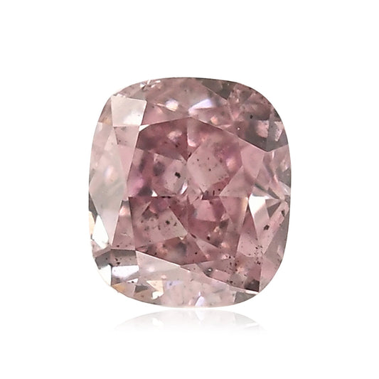 0,19 Karat Fancy Intense Purple Pink Cushion Diamond SI2 GIA