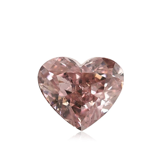 0,24 Karat Fancy Intense Pink Heart Diamant SI1 GIA