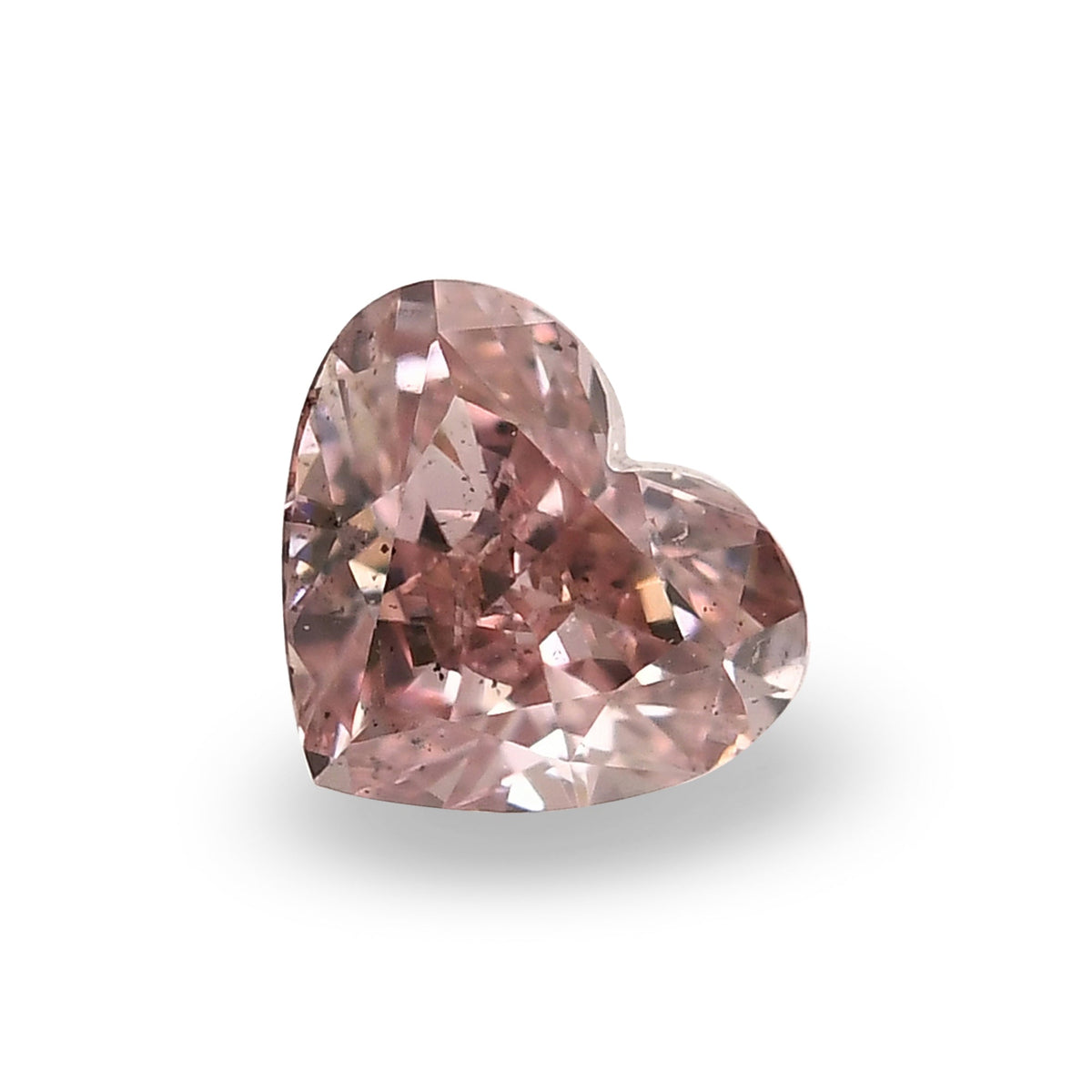 0,24 Karat Fancy Intense Pink Heart Diamant SI1 GIA