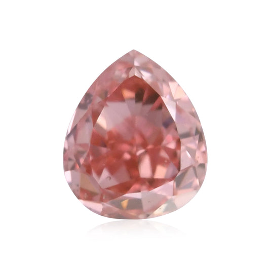 0,28 Karat Fancy Intense Orange Pink Birnenförmiger Diamant SI1 GIA