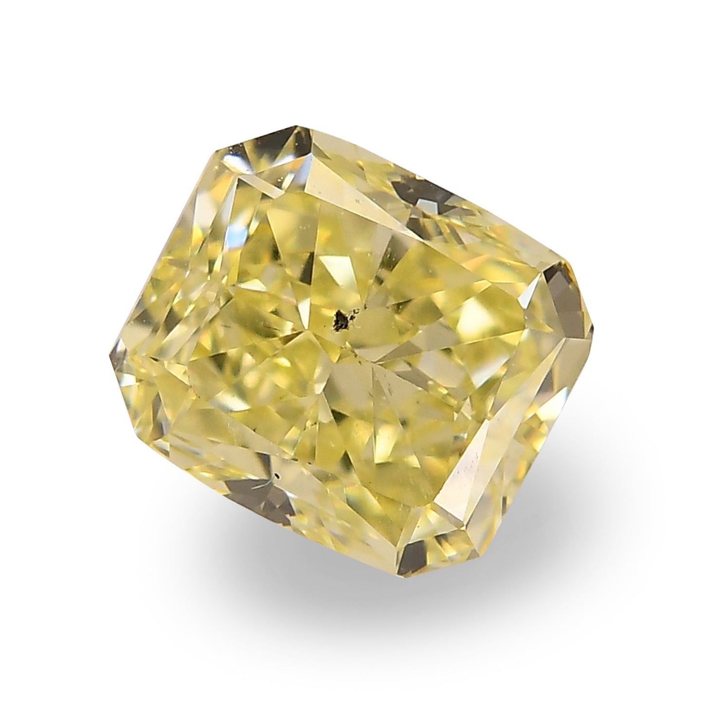 1,13 Karat Fancy Yellow Radiant SI1 GIA
