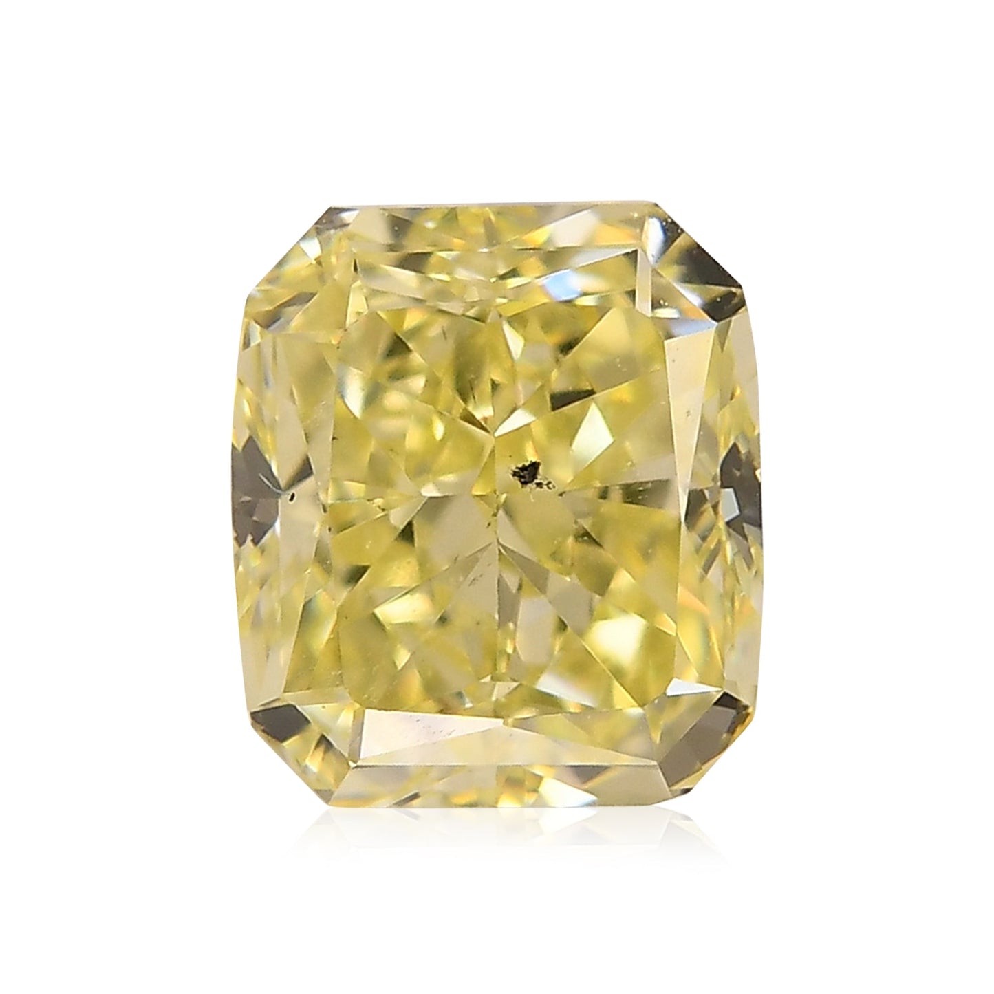 1,13 Karat Fancy Yellow Radiant SI1 GIA