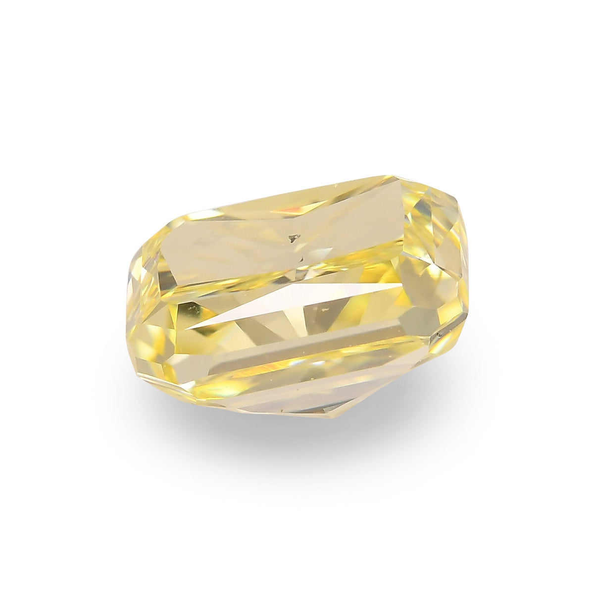2.03 Carat Fancy Intense Yellow Radiant Diamond SI1 GIA
