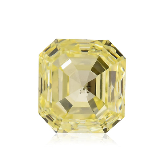 0,39 Karat Fancy Yellow Asscher Diamant (SI2)