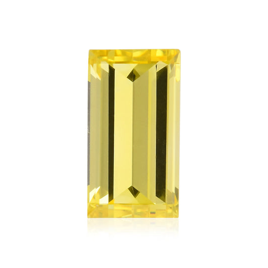 0,70 Karat Fancy Vivid Yellow Baguette-Diamant VS1 GIA