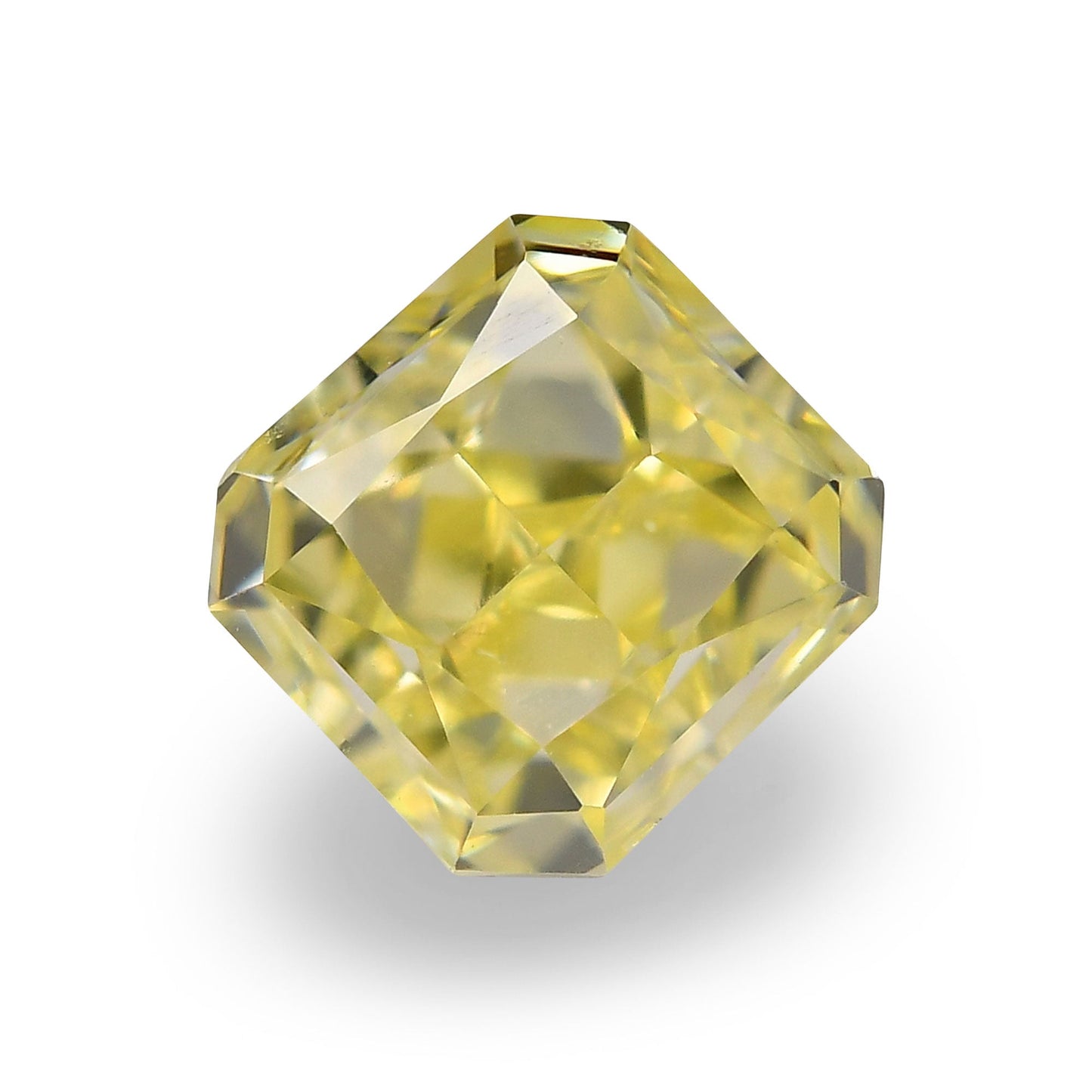 0,49 Karat Fancy Yellow Radiant VS1 IGI