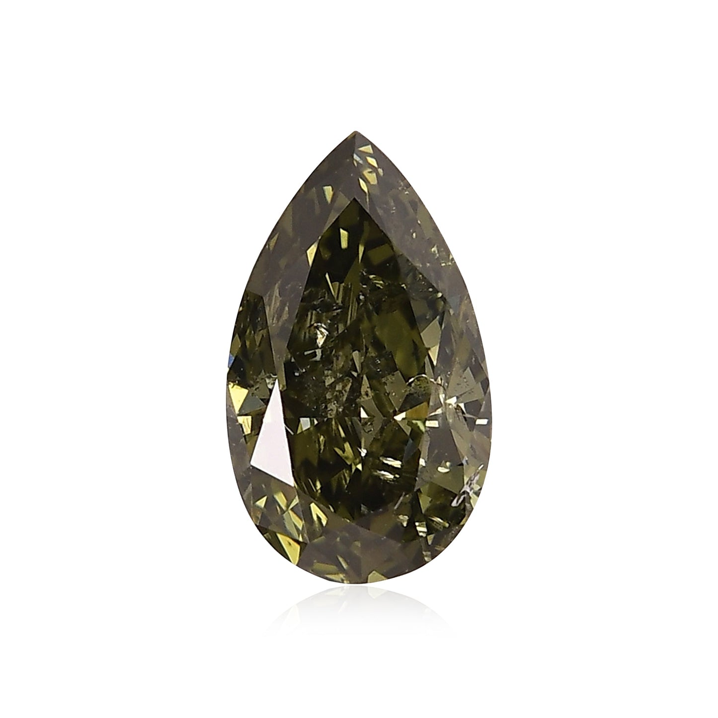 1,06 Karat Chamäleon-Birnen-Diamant I1 GIA