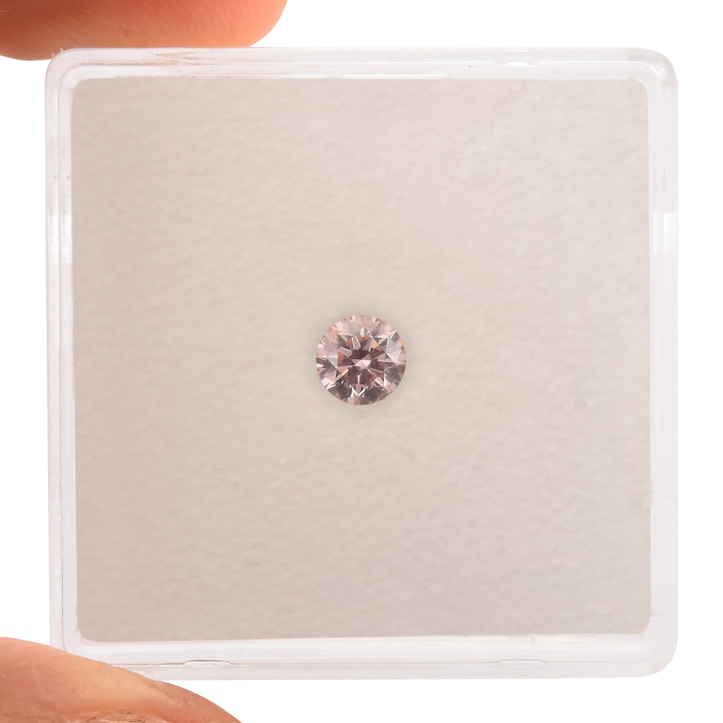 0,24 Karat Fancy Light Pink Runder Brillanter Argyle Diamant VVS2 GIA