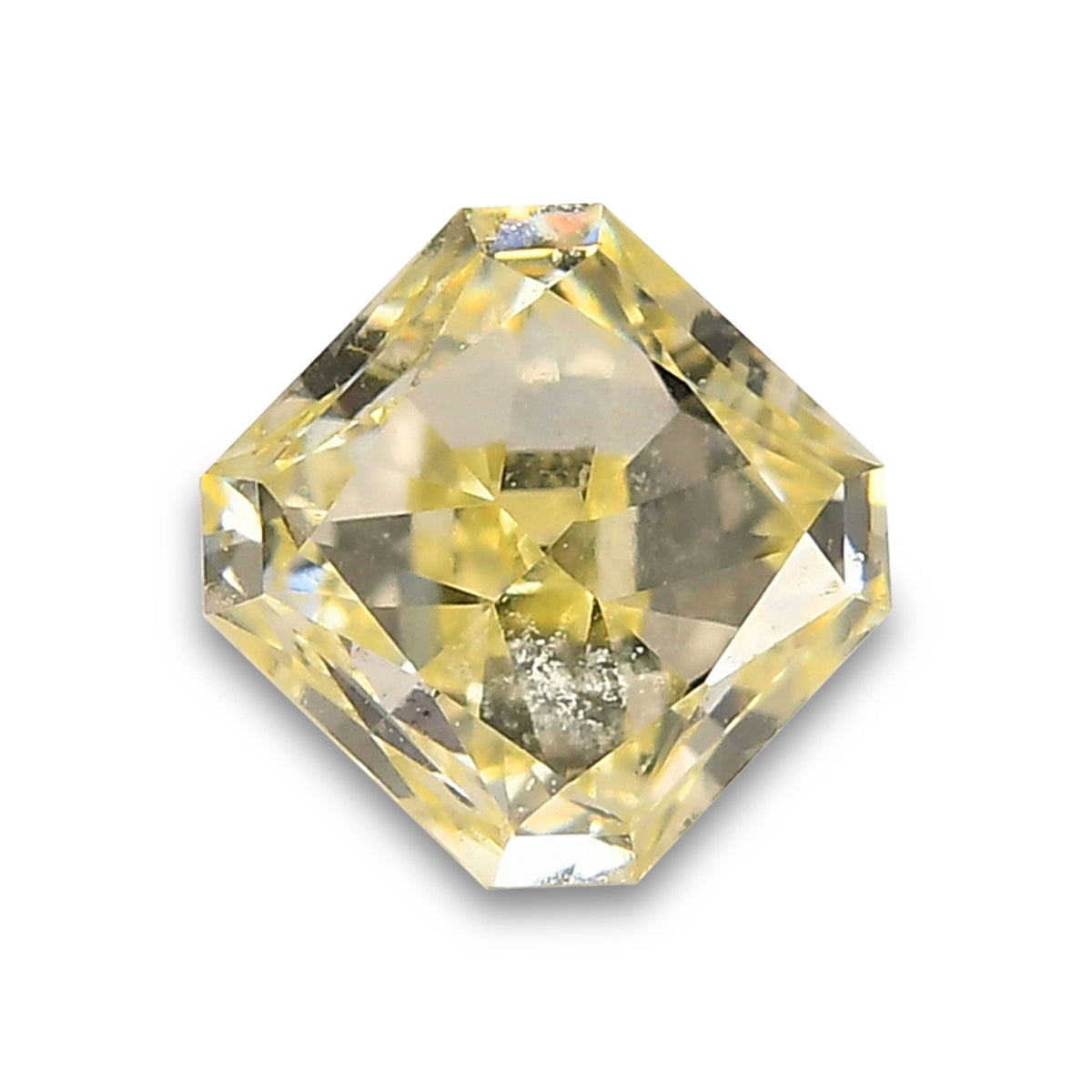0.54 Carat Fancy Yellow Radiant Diamond (VS)