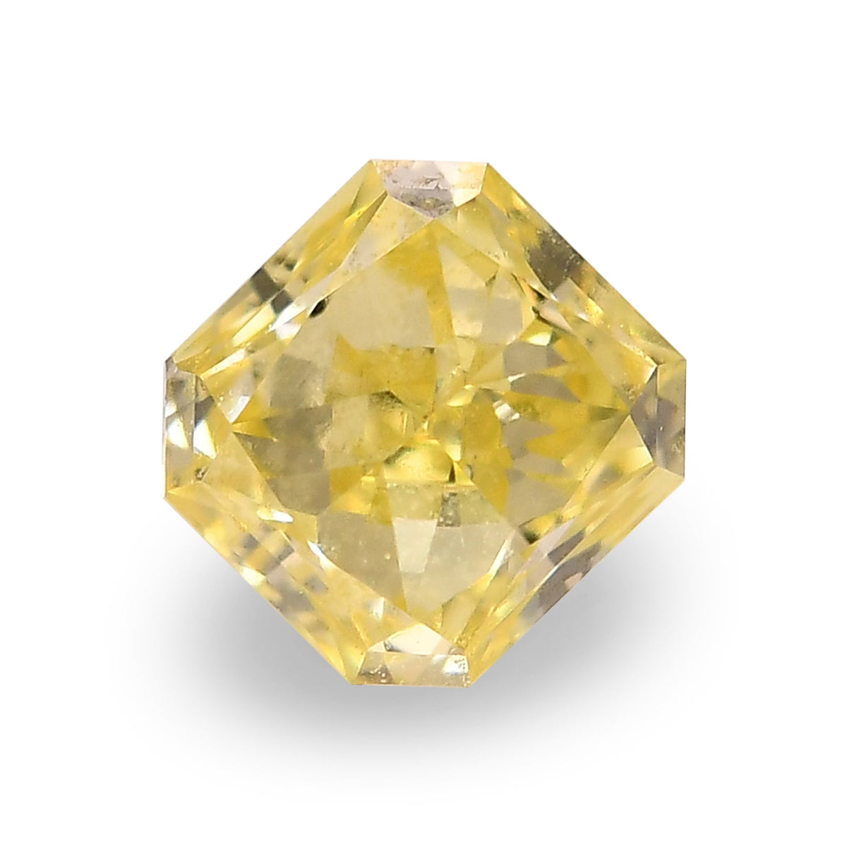 0.43 Carat Fancy Intense Yellow Radiant Diamond (VS)
