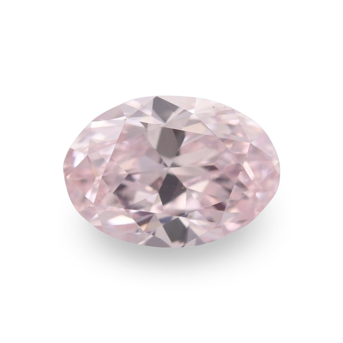 0,39 Karat Fancy Pink Ovaler Diamant VS2 GIA