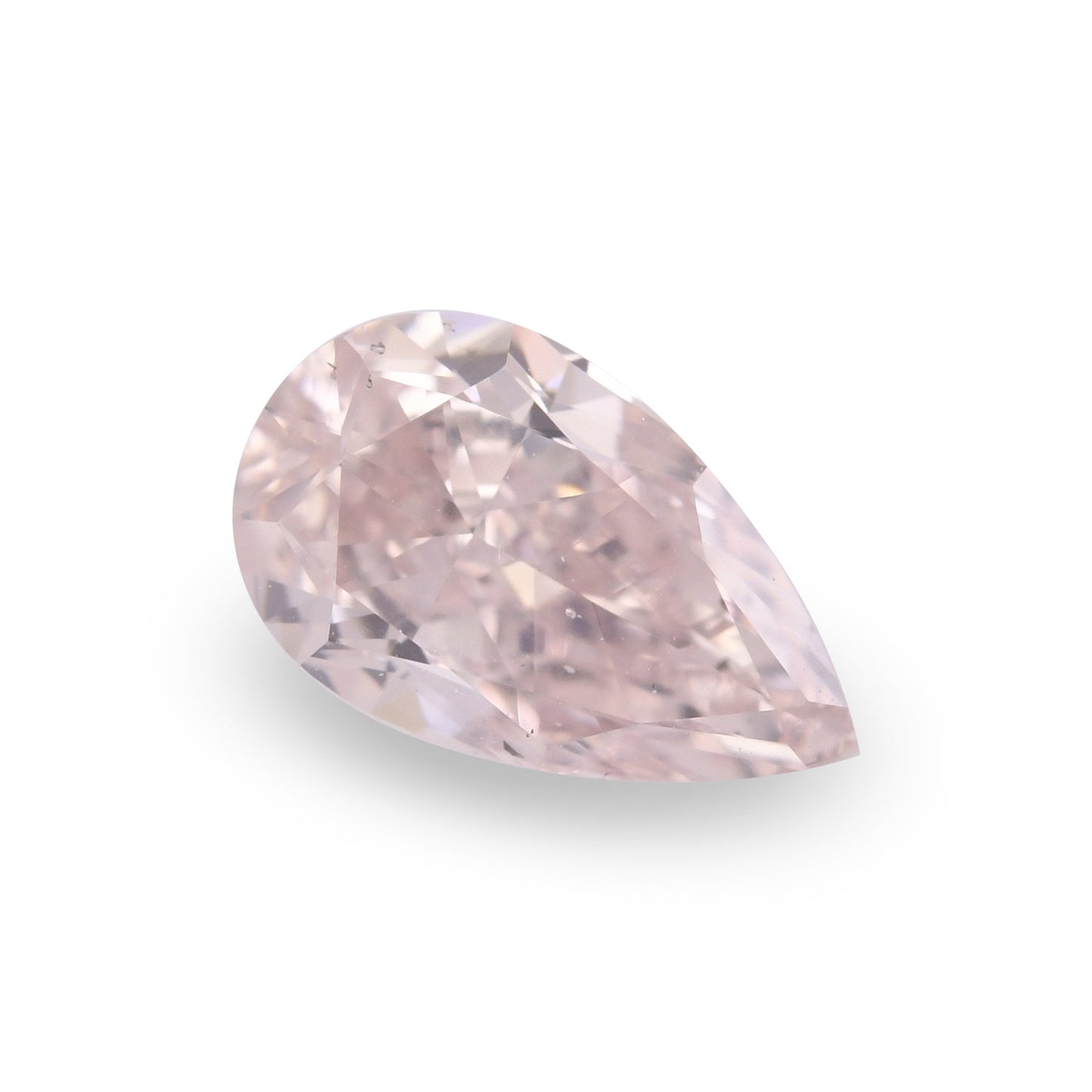 0.75 Carat Light Pink Pear Diamond SI1 GIA