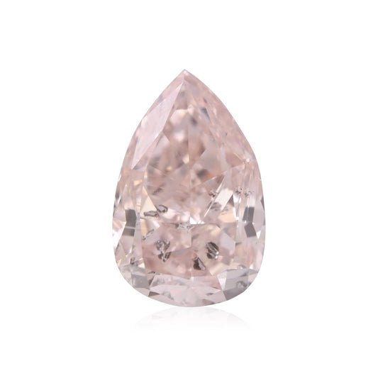 0.52 Carat Fancy Brownish Pink Pear Diamond (I1) GIA