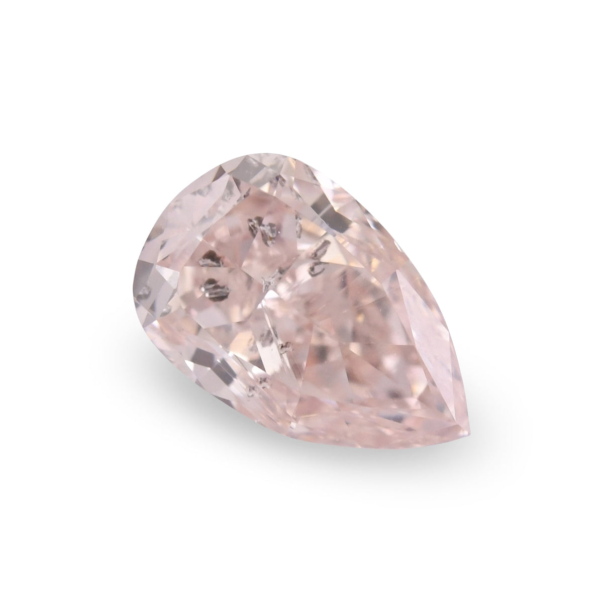 0,52 Karat Fancy Brownish Pink Birnenförmiger Diamant (I1) GIA