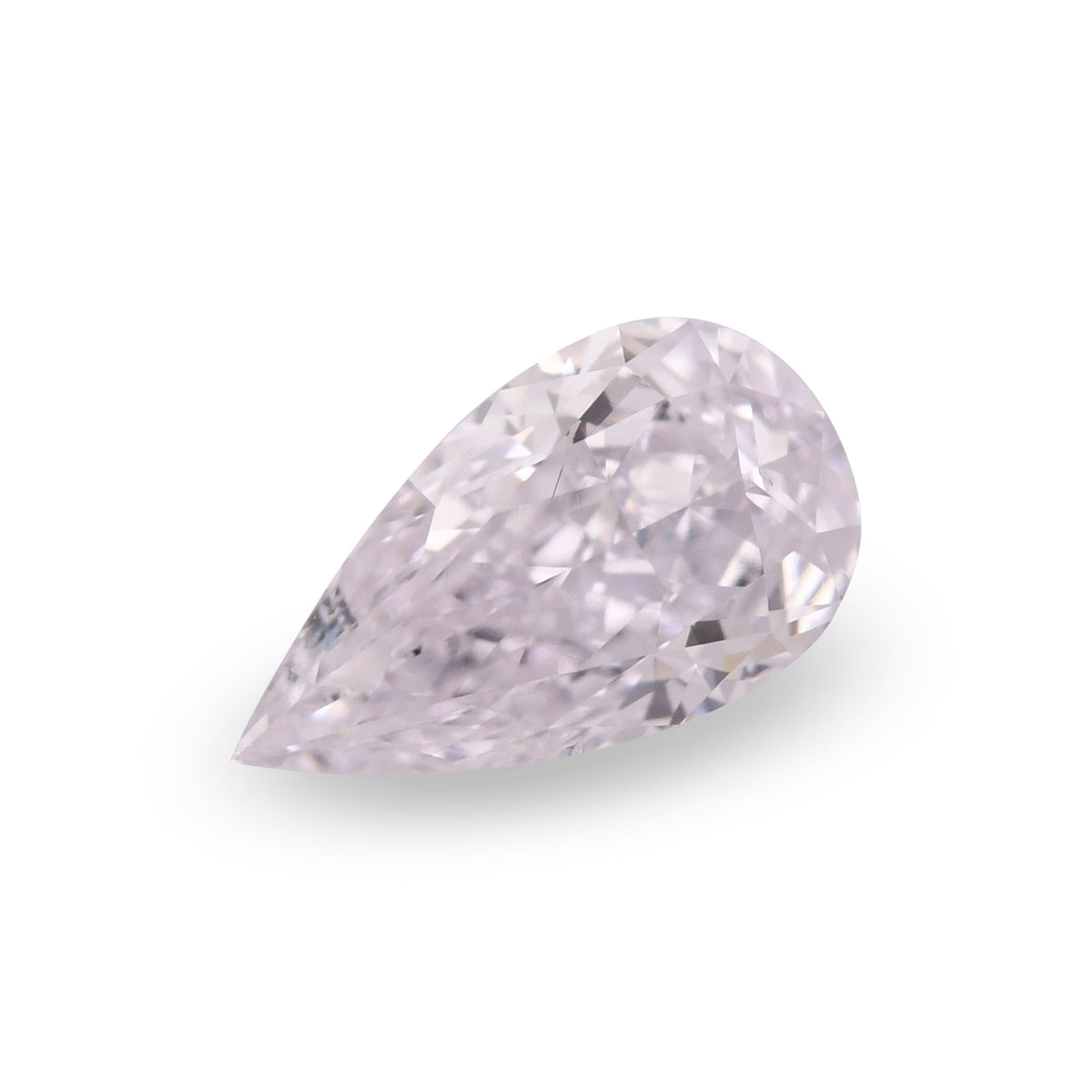 0,52 Karat hellrosa Birnenförmiger Diamant SI1 GIA