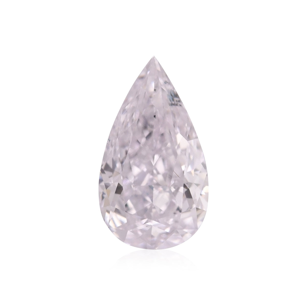 0,52 Karat hellrosa Birnenförmiger Diamant SI1 GIA