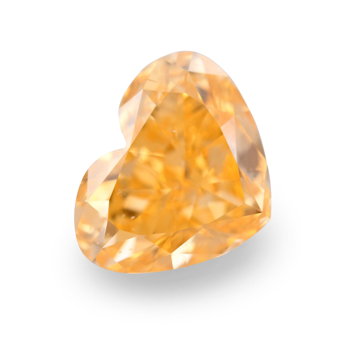 1,01 Karat Fancy Vivid Yellowish Orange Heart Diamant SI1 GIA