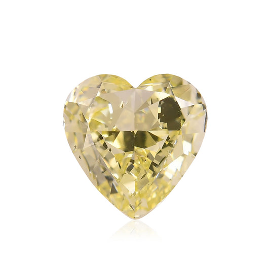 1,60 Karat Fancy Light Yellow Heart Diamant SI1 GIA