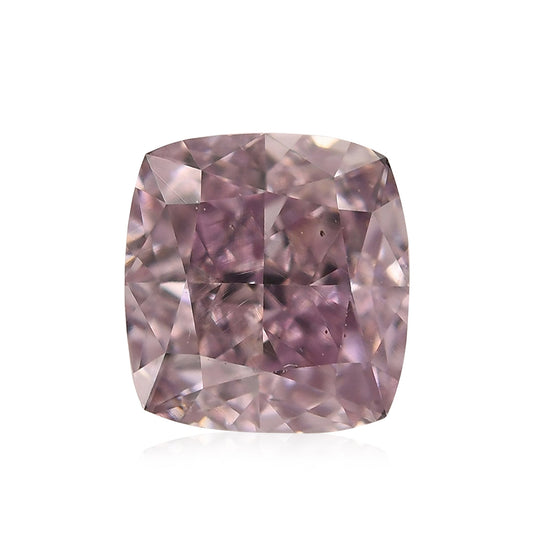 0.57 Carat Fancy Purplish Pink Cushion Diamond SI1 GIA