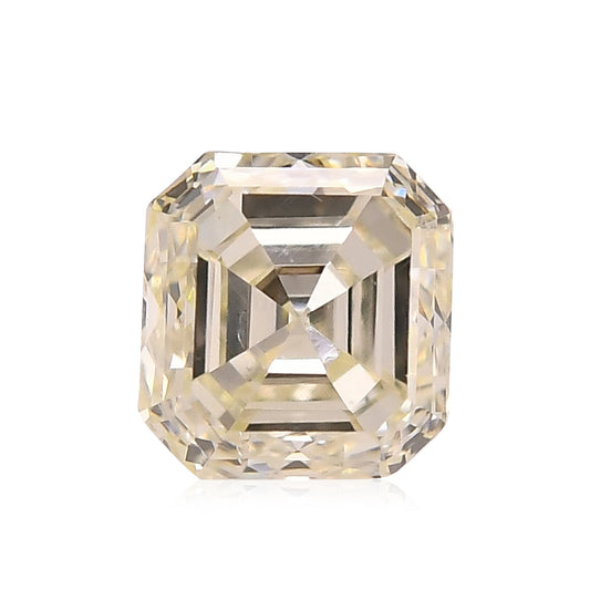 0,46 Karat Fancy Light Yellow Asscher Diamant (VS)