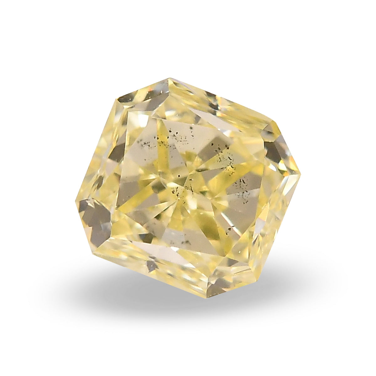 0.42 Carat Fancy Yellow Radiant Diamond (SI2)
