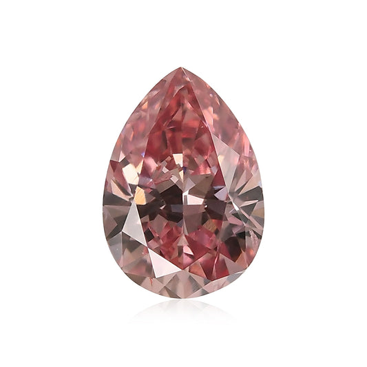 0,49 Karat Fancy Intense Pink Birnenförmiger Argyle-Diamant SI1 GIA