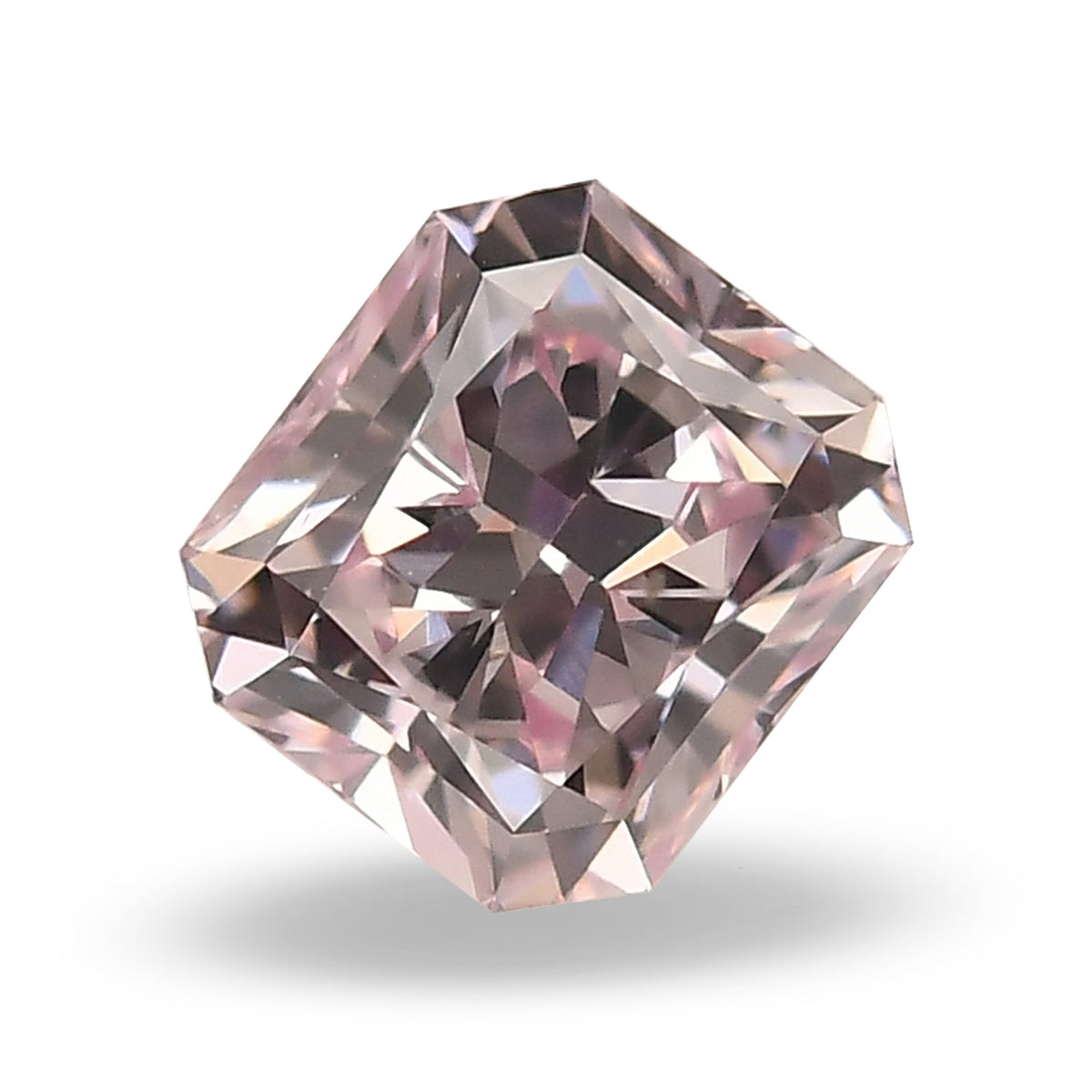 0.52 Carat Fancy Purplish Pink Radiant Argyle Diamond VS1