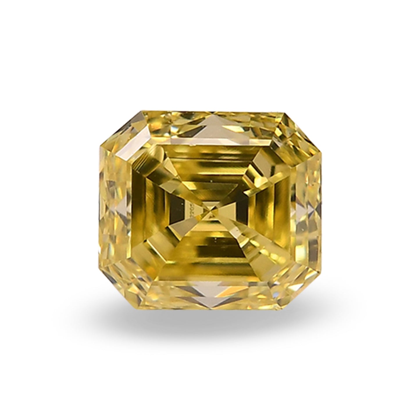 0,70 Karat Fancy Intense Yellow Emerald Diamond VS1 GIA