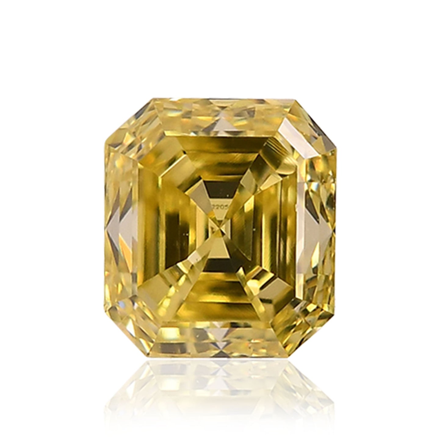 0,70 Karat Fancy Intense Yellow Emerald Diamond VS1 GIA